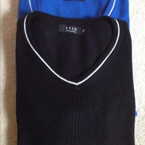 Two mens XL sweater vests.